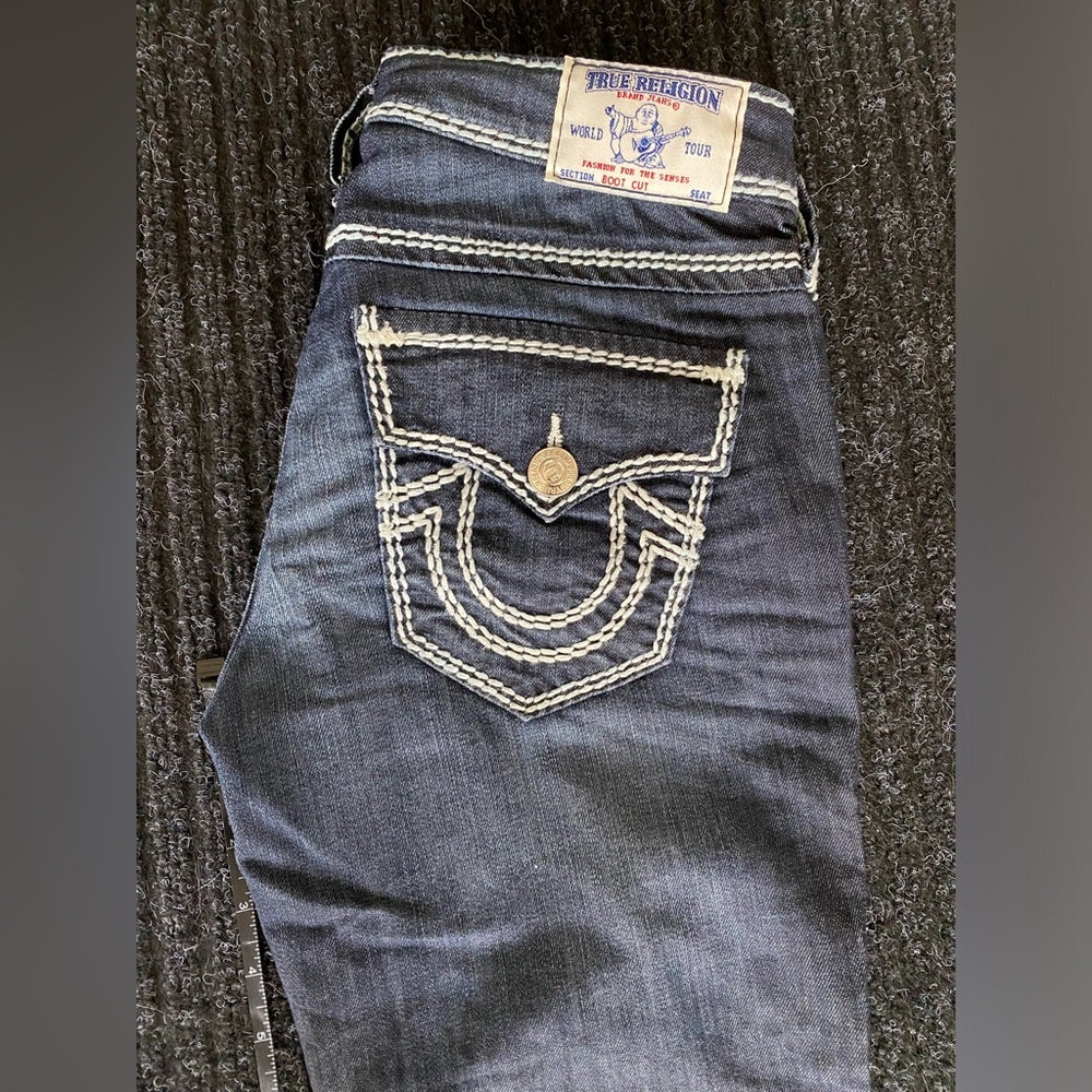 True Religion designer jeans WFLAPS NAT MEGA T  size 26